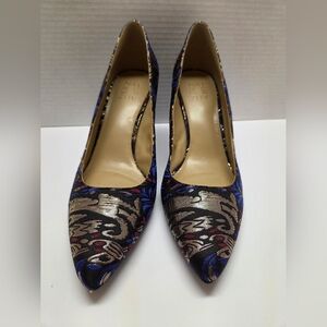 Naturalizer Natalie Women's Leather Shimmer Dress Pointed Toe Heels Size 11